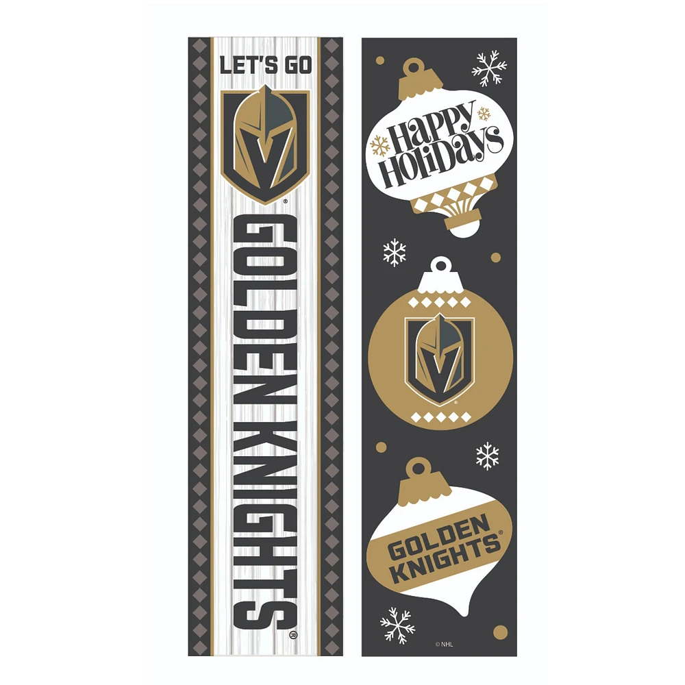 Vegas Golden Knights 47" Double Sided Christmas Leaner Fan Sign