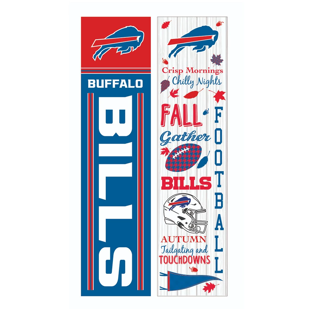 Buffalo Bills 47" Double Sided Fall Leaner Fan Sign