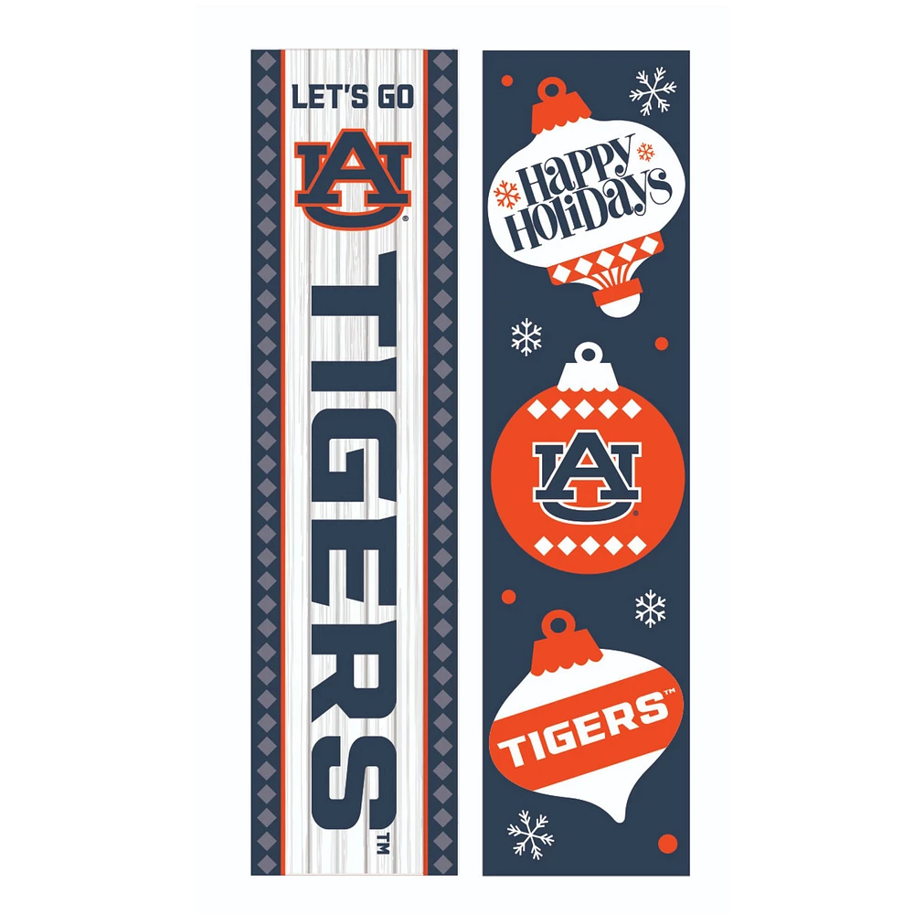 Auburn Tigers 47" Double Sided Christmas Leaner Fan Sign