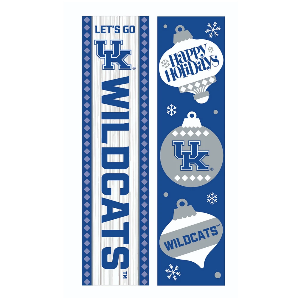 Kentucky Wildcats 47" Double Sided Christmas Leaner Fan Sign