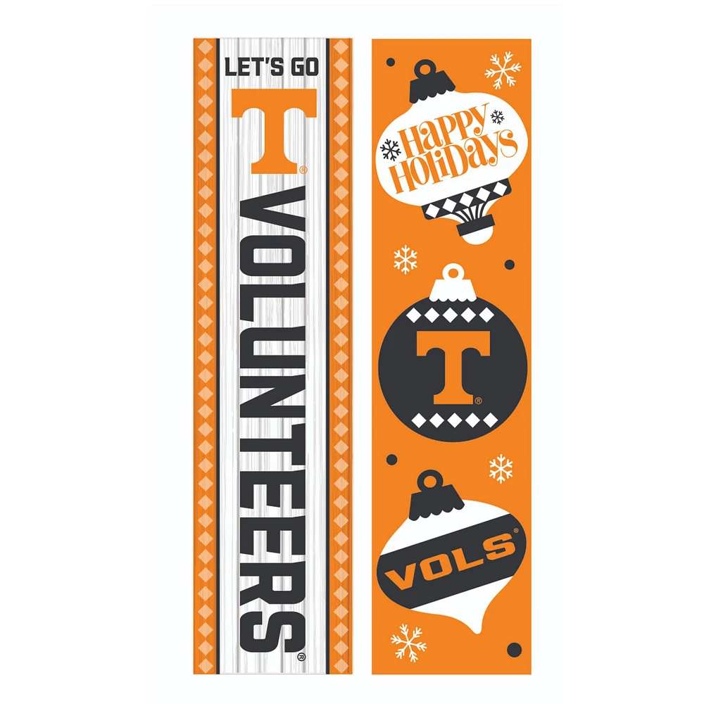 Tennessee Volunteers 47" Double Sided Christmas Leaner Fan Sign