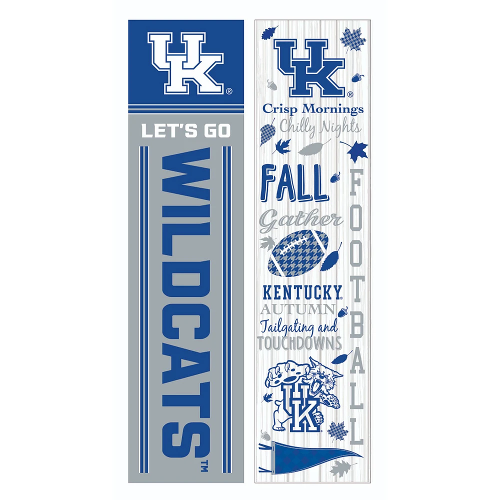 Kentucky Wildcats 47" Double Sided Fall Leaner Fan Sign
