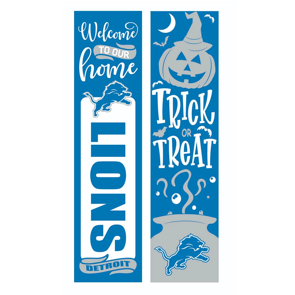 Detroit Lions 47" Double Sided Halloween Leaner Fan Sign