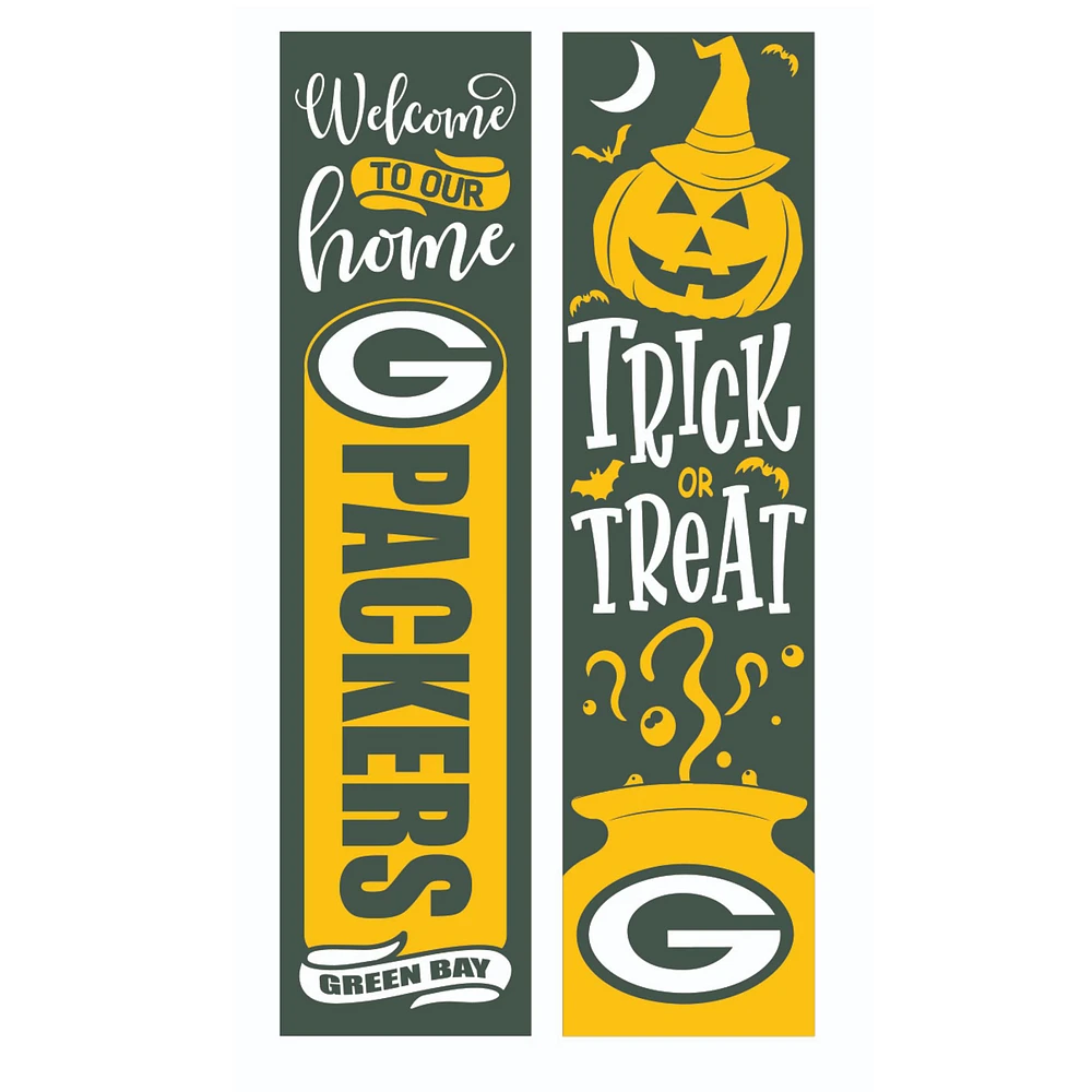 Green Bay Packers 47" Double Sided Halloween Leaner Fan Sign