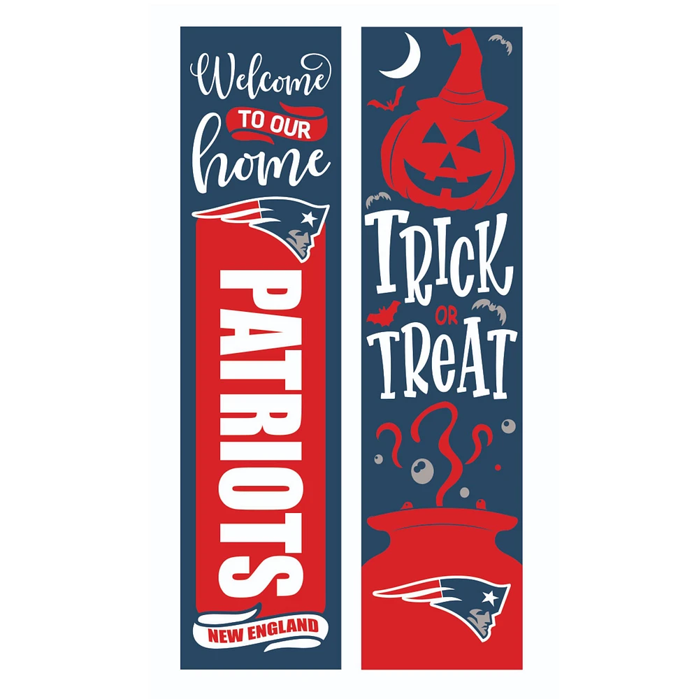 New England Patriots 47" Double Sided Halloween Leaner Fan Sign