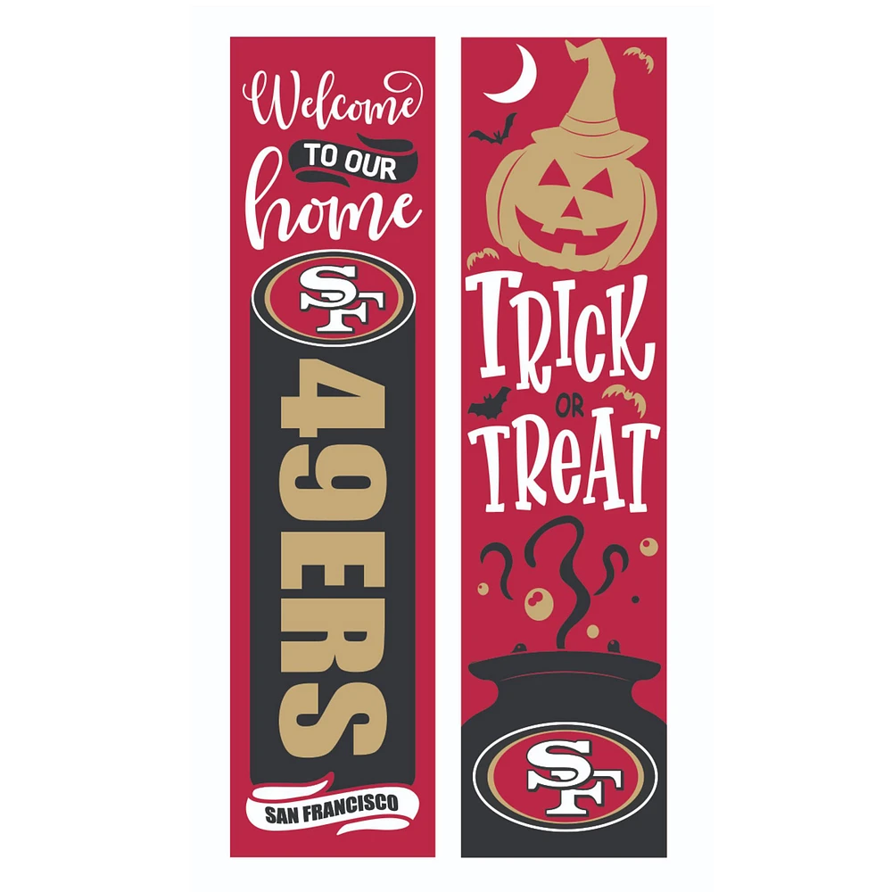 San Francisco 49ers 47" Double Sided Halloween Leaner Fan Sign