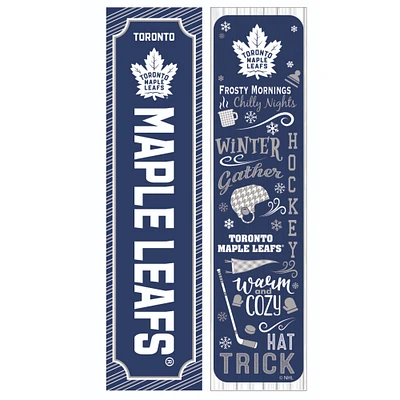 Toronto Maple Leafs 47" Double Sided Winter Leaner Fan Sign