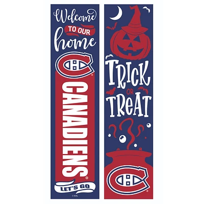 Montreal Canadiens 47" Double Sided Halloween Leaner Fan Sign