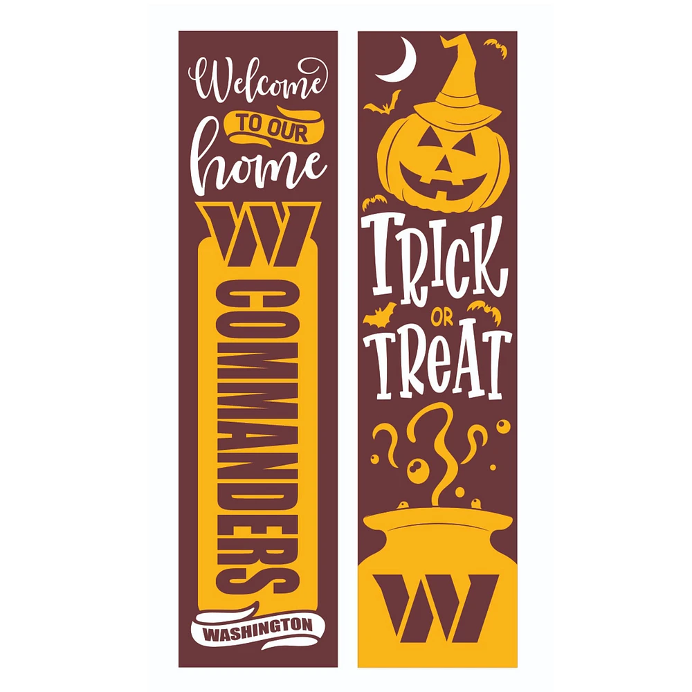 Washington Commanders 47" Double Sided Halloween Leaner Fan Sign