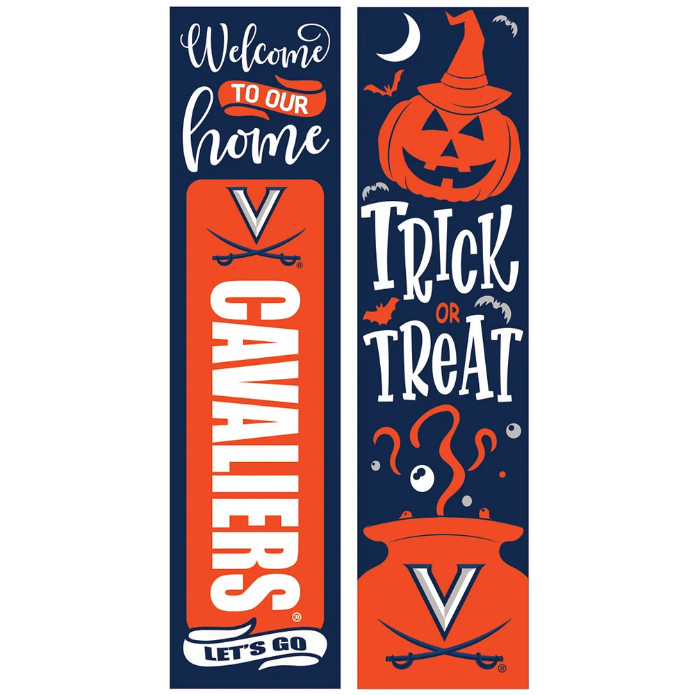 Virginia Cavaliers 47" Double Sided Halloween Leaner Fan Sign