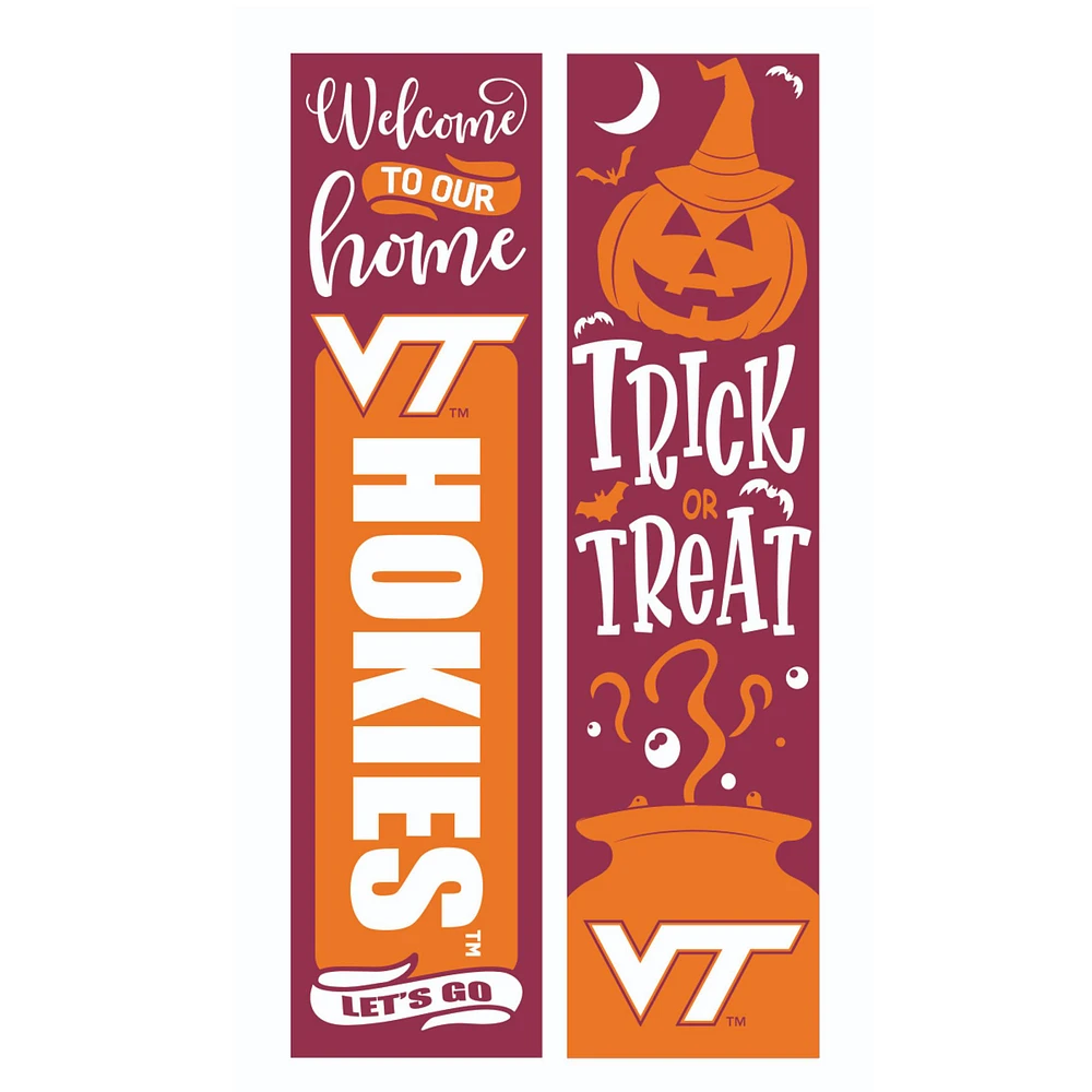 Virginia Tech Hokies 47" Double Sided Halloween Leaner Fan Sign