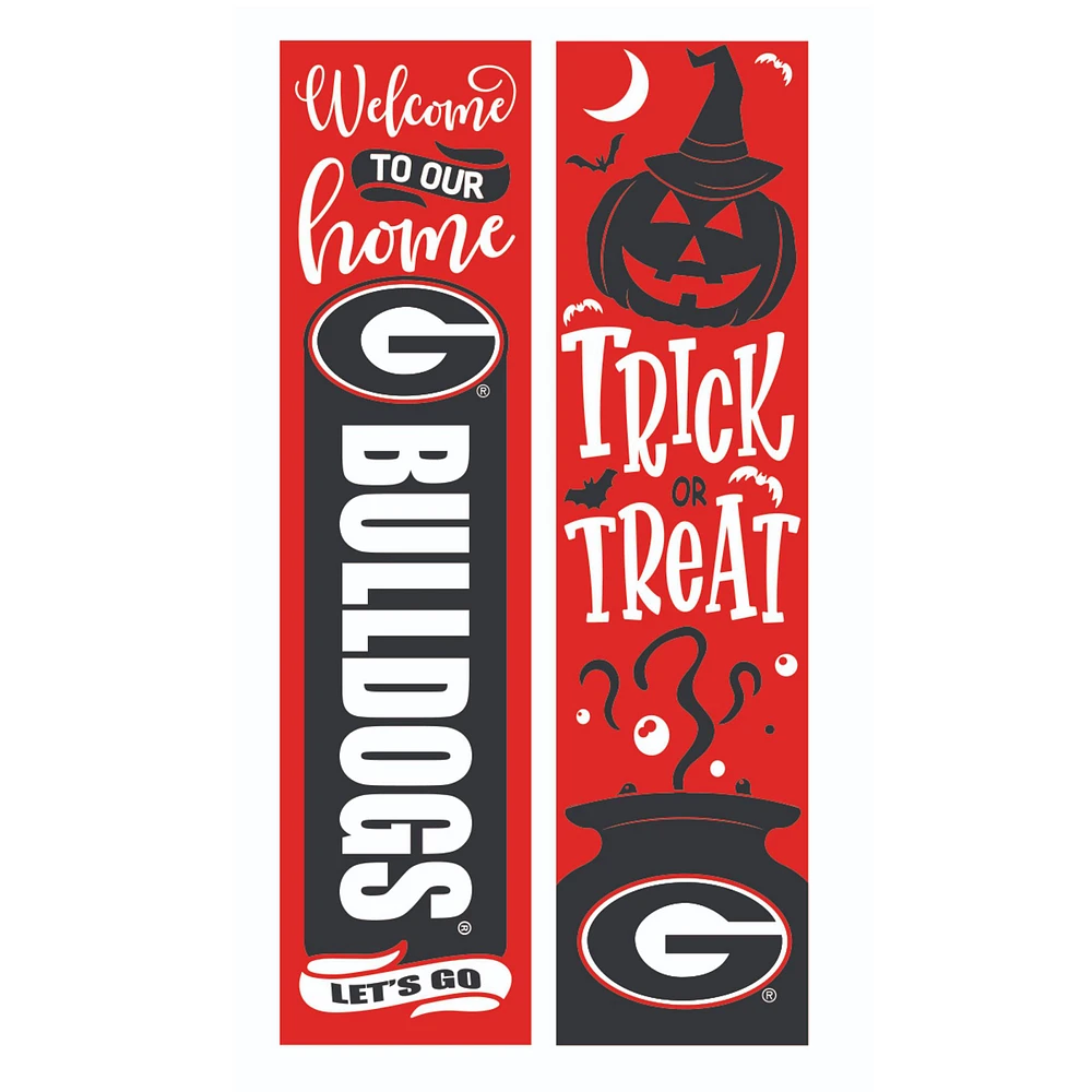 Georgia Bulldogs 47" Double Sided Halloween Leaner Fan Sign