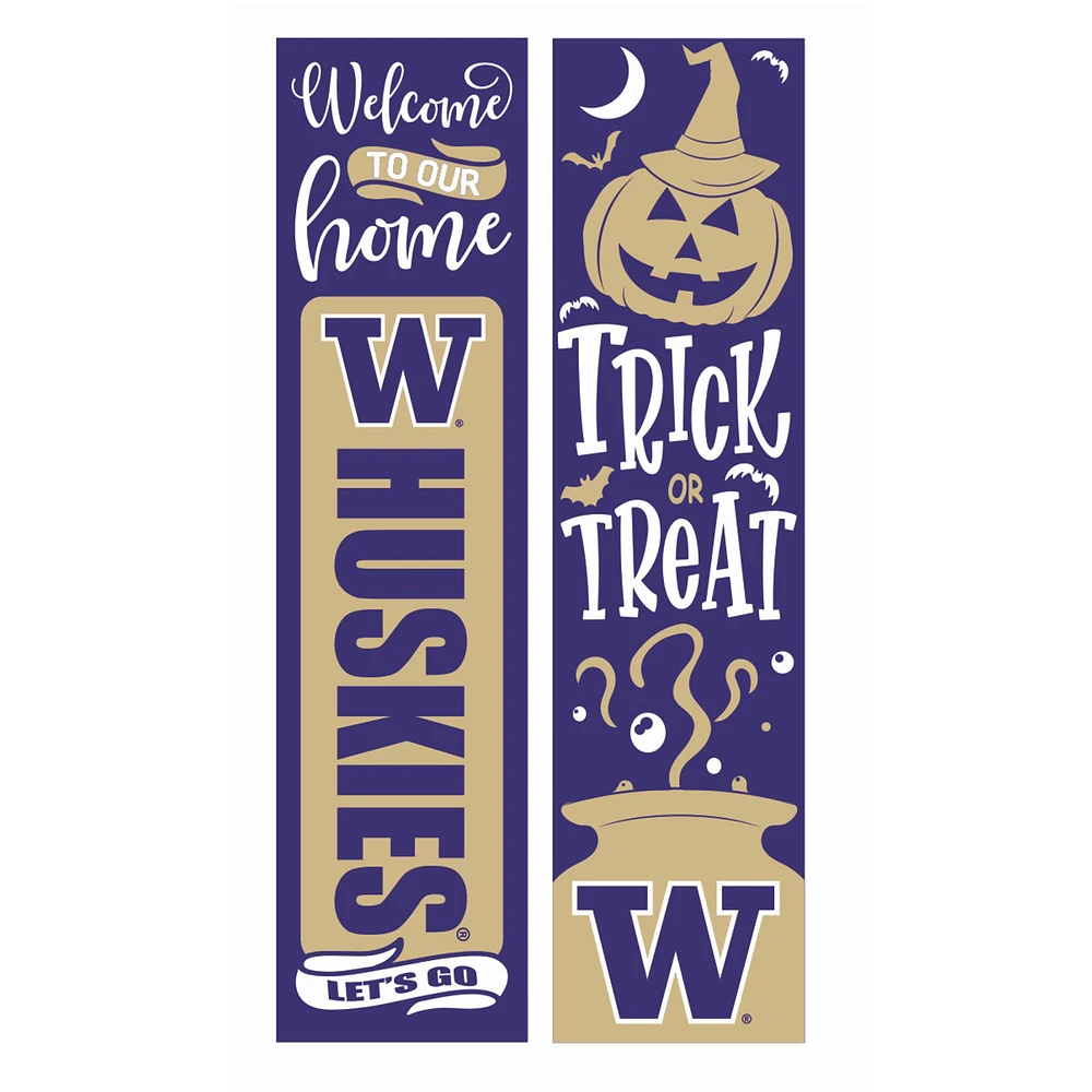 Washington Huskies 47" Double Sided Halloween Leaner Fan Sign