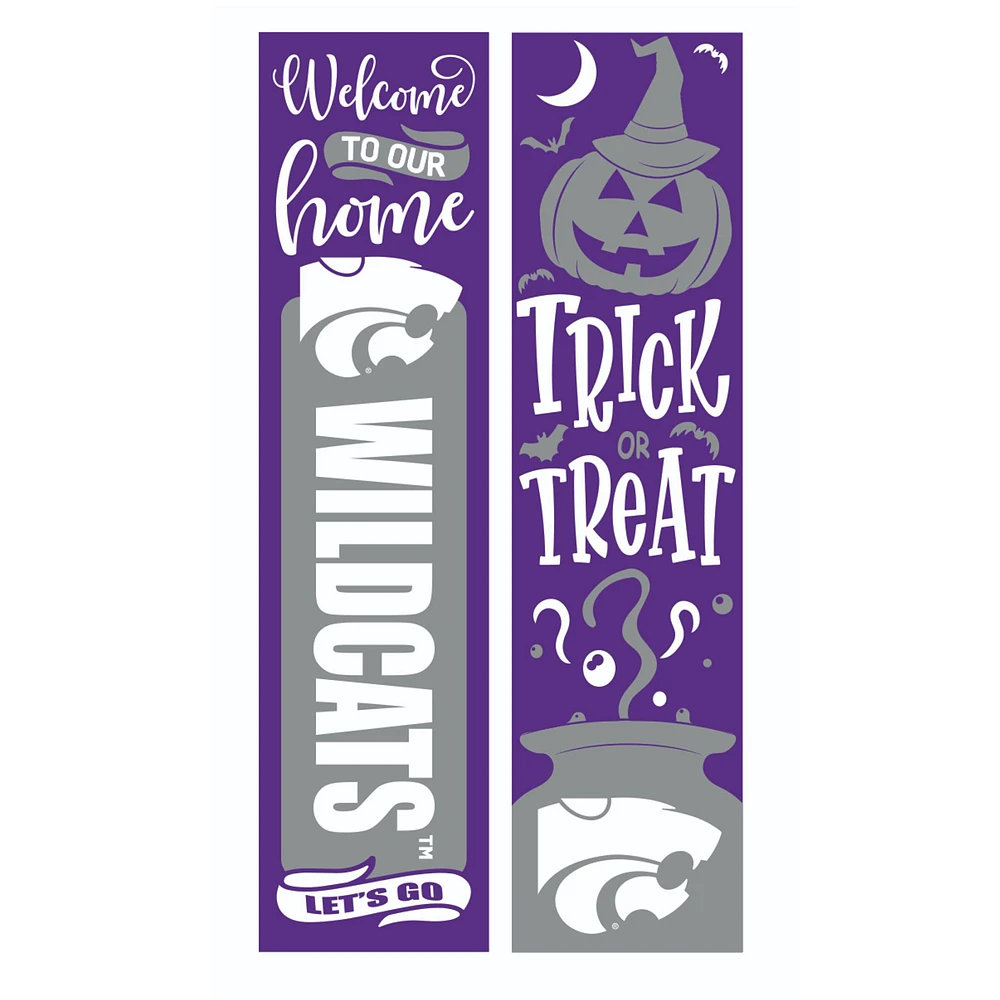 Kansas State Wildcats 47" Double Sided Halloween Leaner Fan Sign
