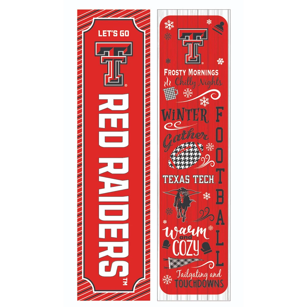 Texas Tech Red Raiders 47" Double Sided Winter Leaner Fan Sign