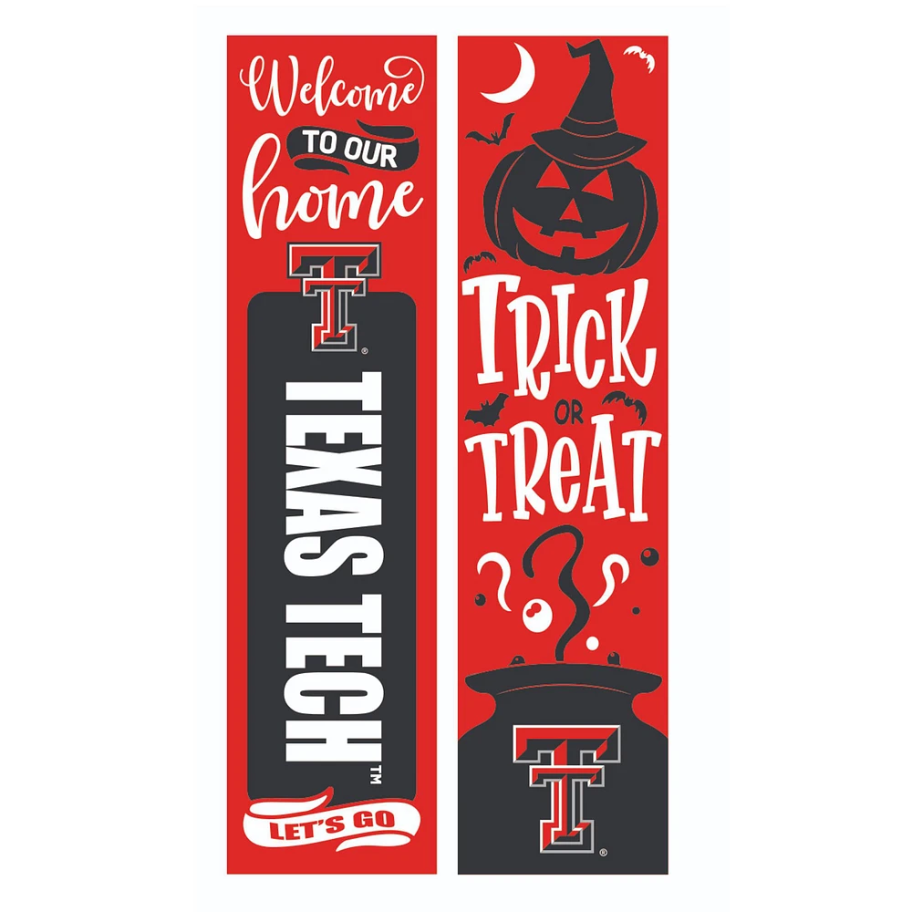 Texas Tech Red Raiders 47" Double Sided Halloween Leaner Fan Sign