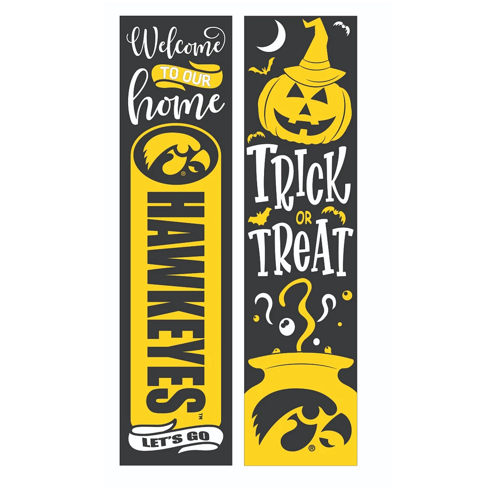 Iowa Hawkeyes 47" Double Sided Halloween Leaner Fan Sign