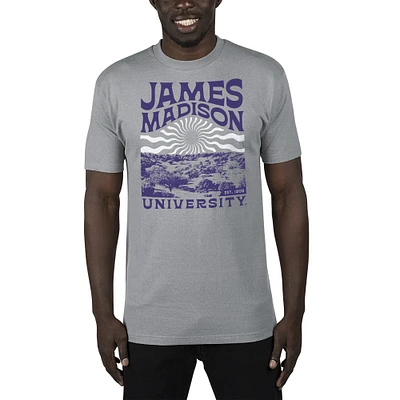Men's Uscape Apparel Gray James Madison Dukes Sustainable Renew T-Shirt