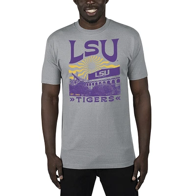 Men's Uscape Apparel Gray LSU Tigers Sustainable Renew T-Shirt