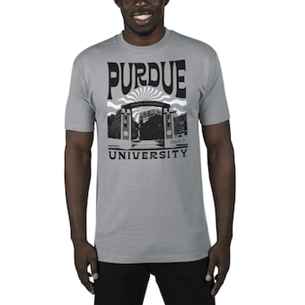 Men's Uscape Apparel Gray Purdue Boilermakers Sustainable Renew T-Shirt