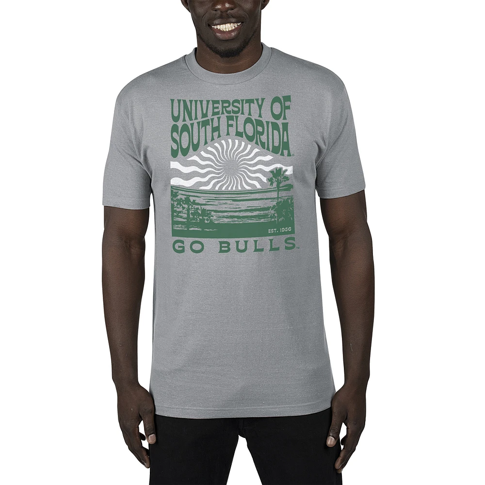 Men's Uscape Apparel Gray South Florida Bulls Sustainable Renew T-Shirt