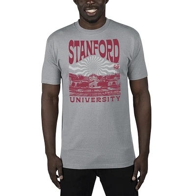 Men's Uscape Apparel Gray Stanford Cardinal Sustainable Renew T-Shirt