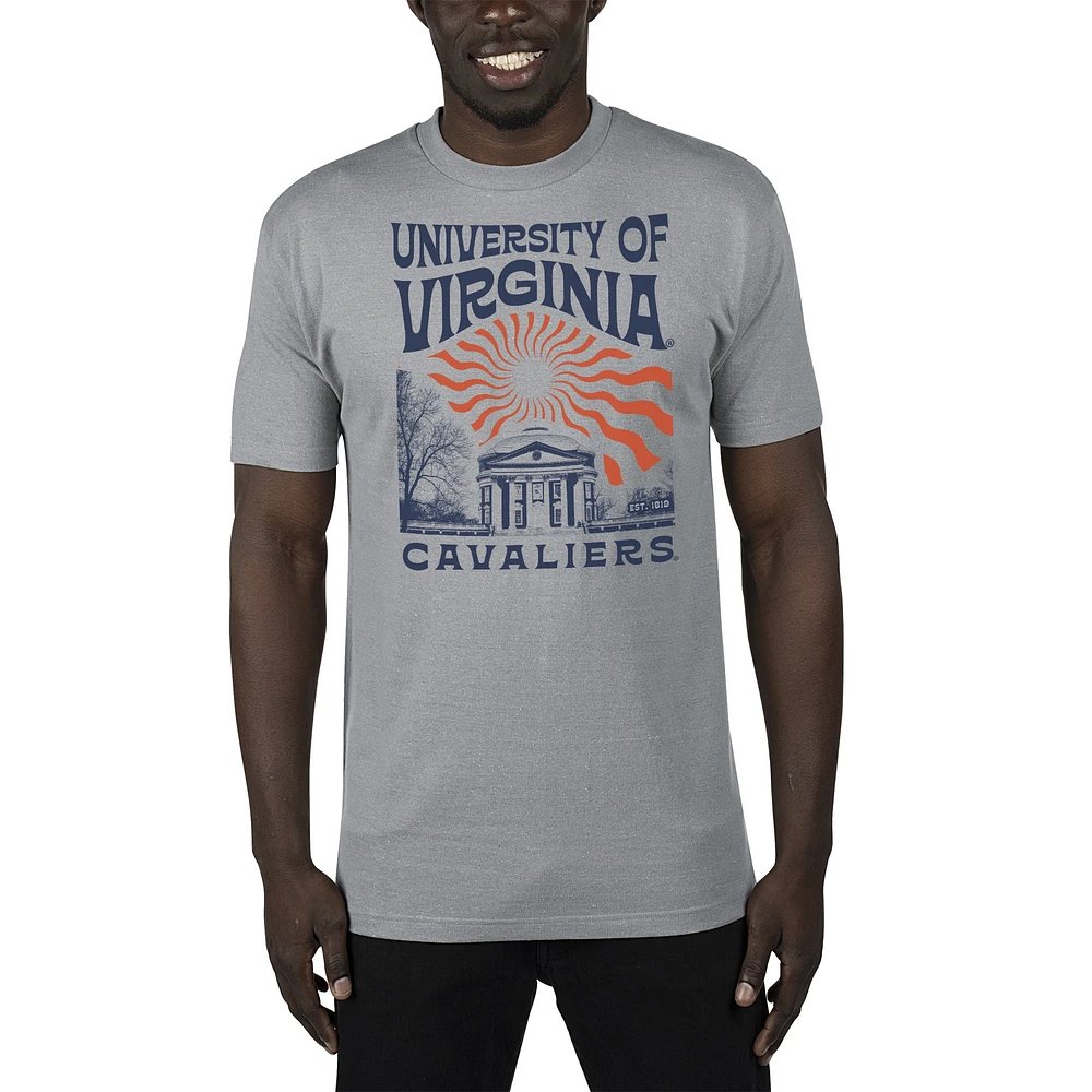 Men's Uscape Apparel Gray Virginia Cavaliers Sustainable Renew T-Shirt