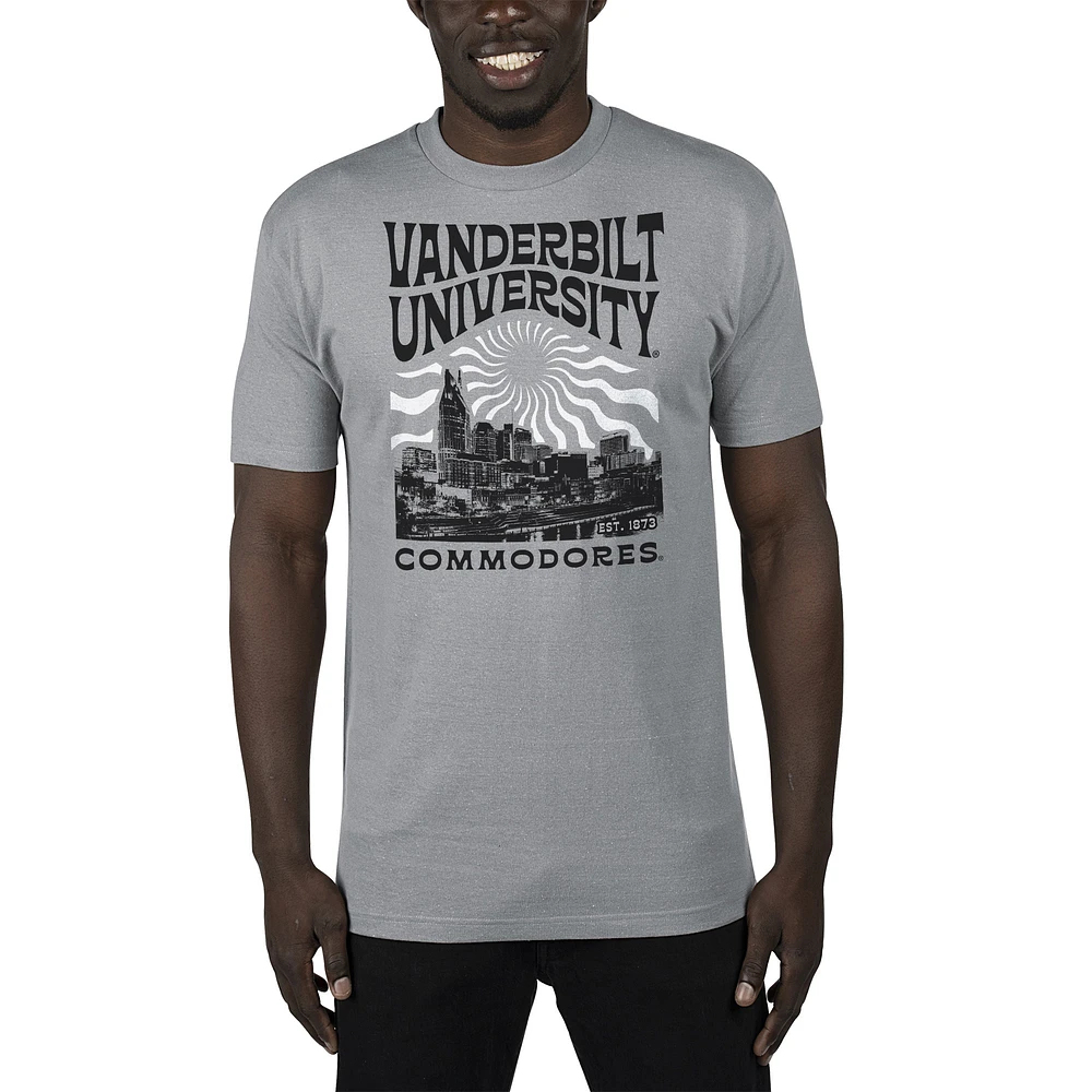 Men's Uscape Apparel Gray Vanderbilt Commodores Sustainable Renew T-Shirt