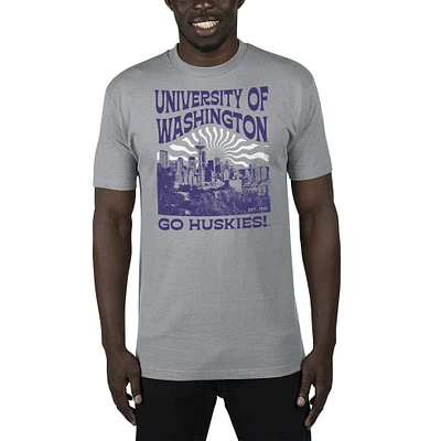 Men's Uscape Apparel Gray Washington Huskies Sustainable Renew T-Shirt