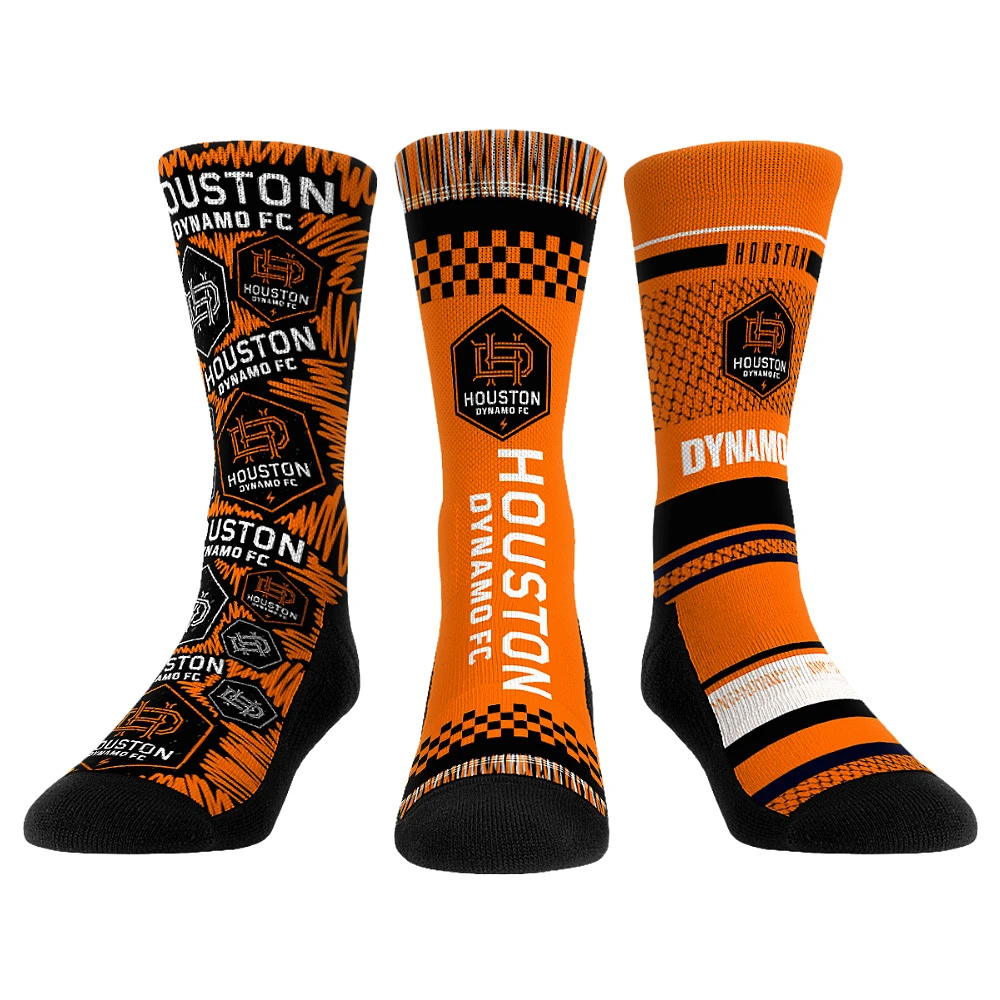 Rock Em Socks Houston Dynamo FC Three-Pack Crew Set