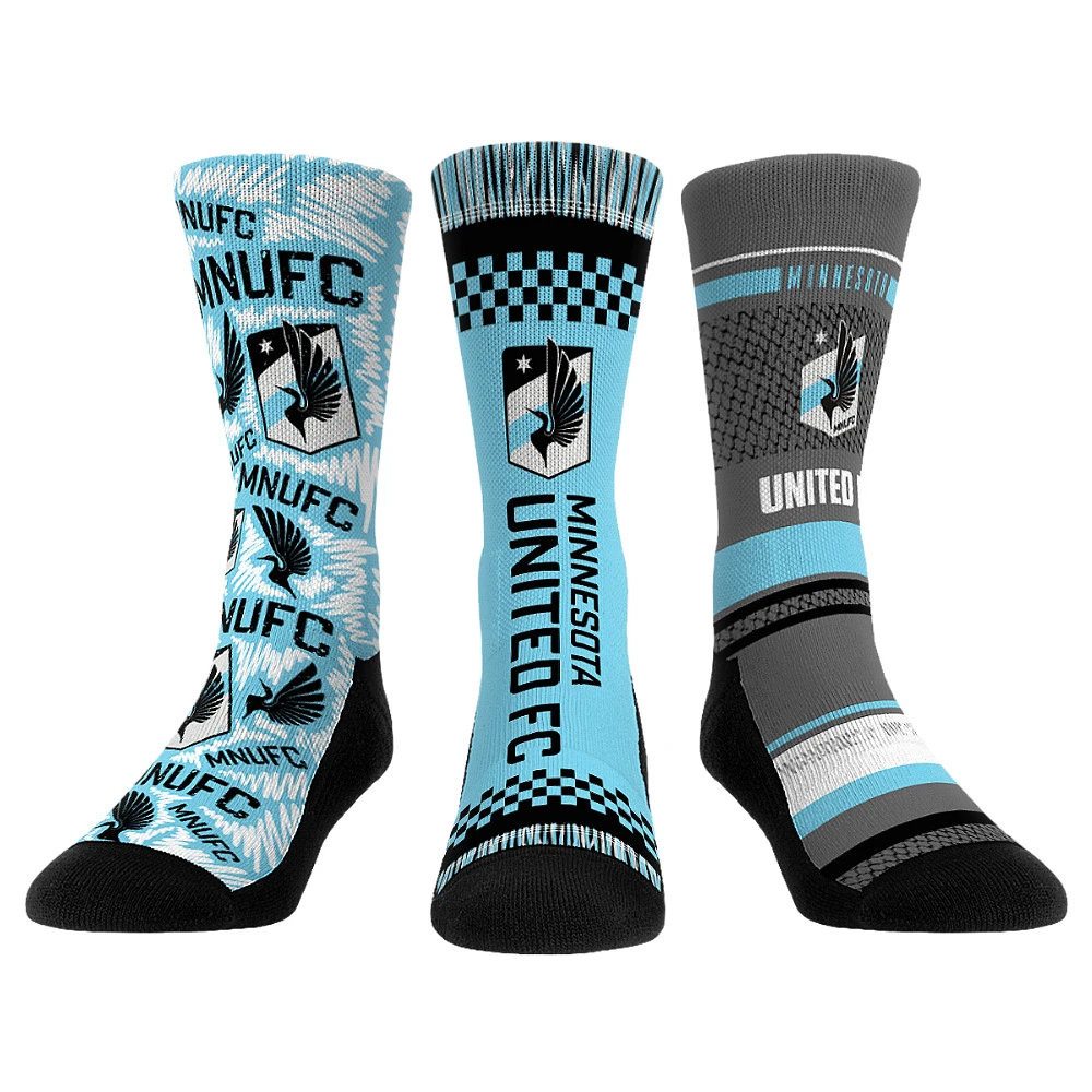 Rock Em Socks Minnesota United FC Three-Pack Crew Set