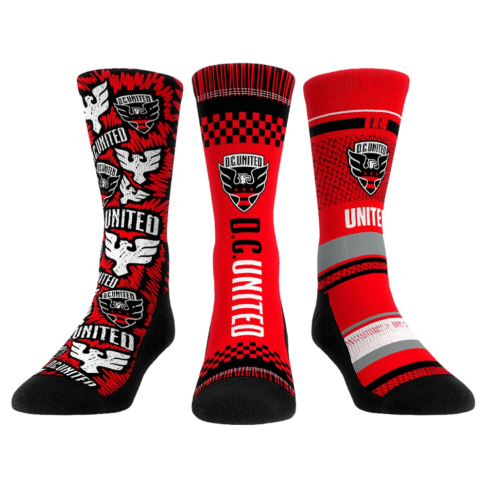 Youth Rock Em Socks D.C. United Three-Pack Crew Socks Set