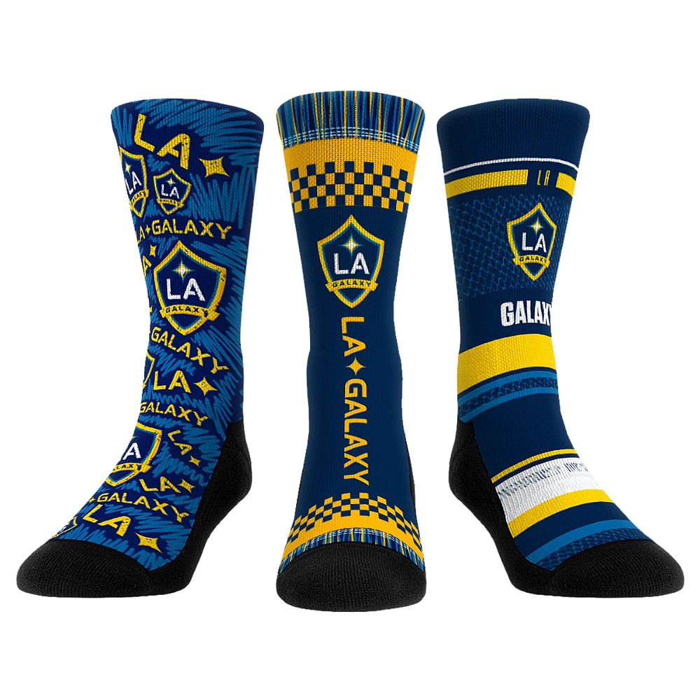 Youth Rock Em Socks LA Galaxy Three-Pack Crew Socks Set