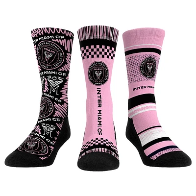 Youth Rock Em Socks Inter Miami CF Three-Pack Crew Socks Set