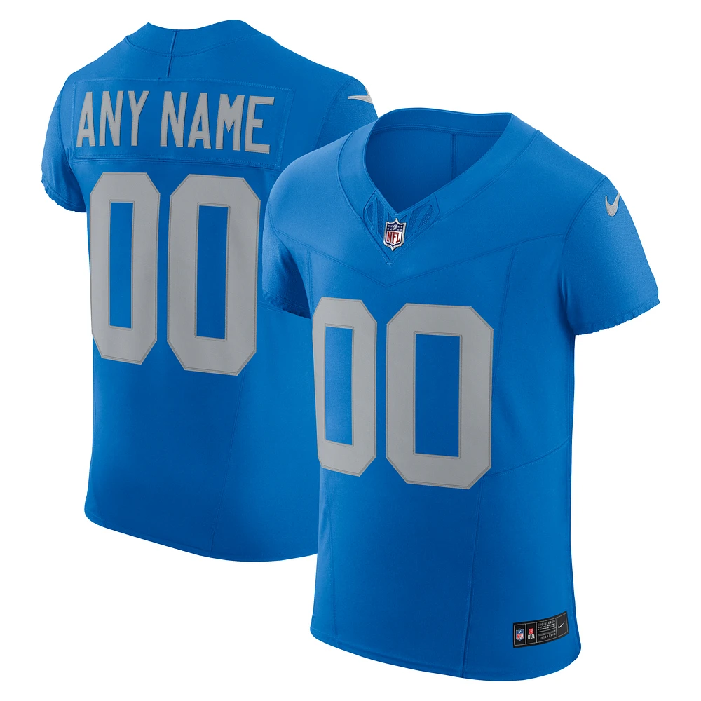 Men's Nike Detroit Lions Alternate Vapor F.U.S.E. Elite Custom Jersey