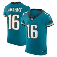 Men's Nike Trevor Lawrence Teal Jacksonville Jaguars Prowler Throwback Vapor F.U.S.E. Elite Jersey