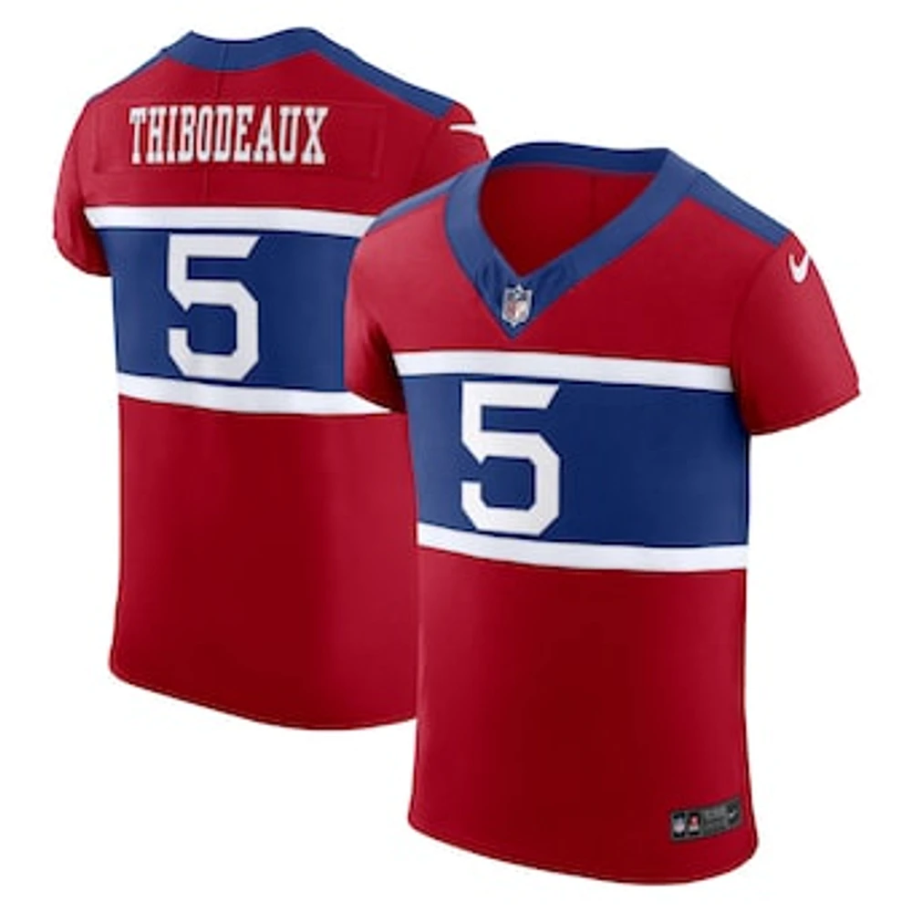 Men's Nike Kayvon Thibodeaux Red New York Giants Vapor F.U.S.E. Elite Player Jersey