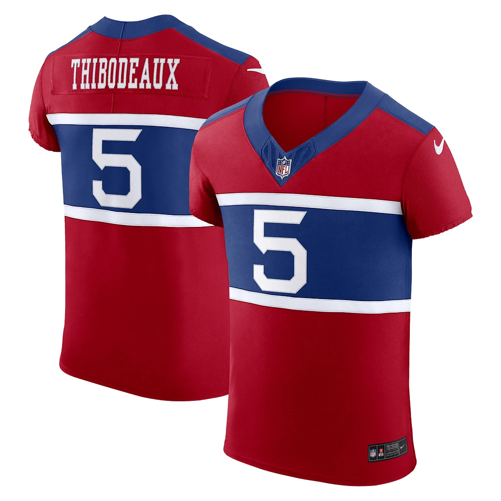 Men's Nike Kayvon Thibodeaux Red New York Giants Vapor F.U.S.E. Elite Player Jersey