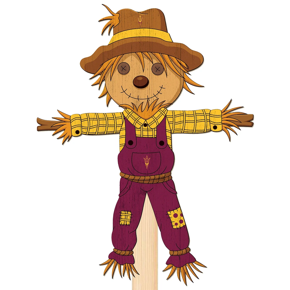 Arizona State Sun Devils 12" Scarecrow Yard Stake