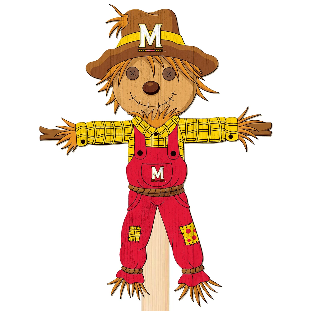 Maryland Terrapins 12" Scarecrow Yard Stake