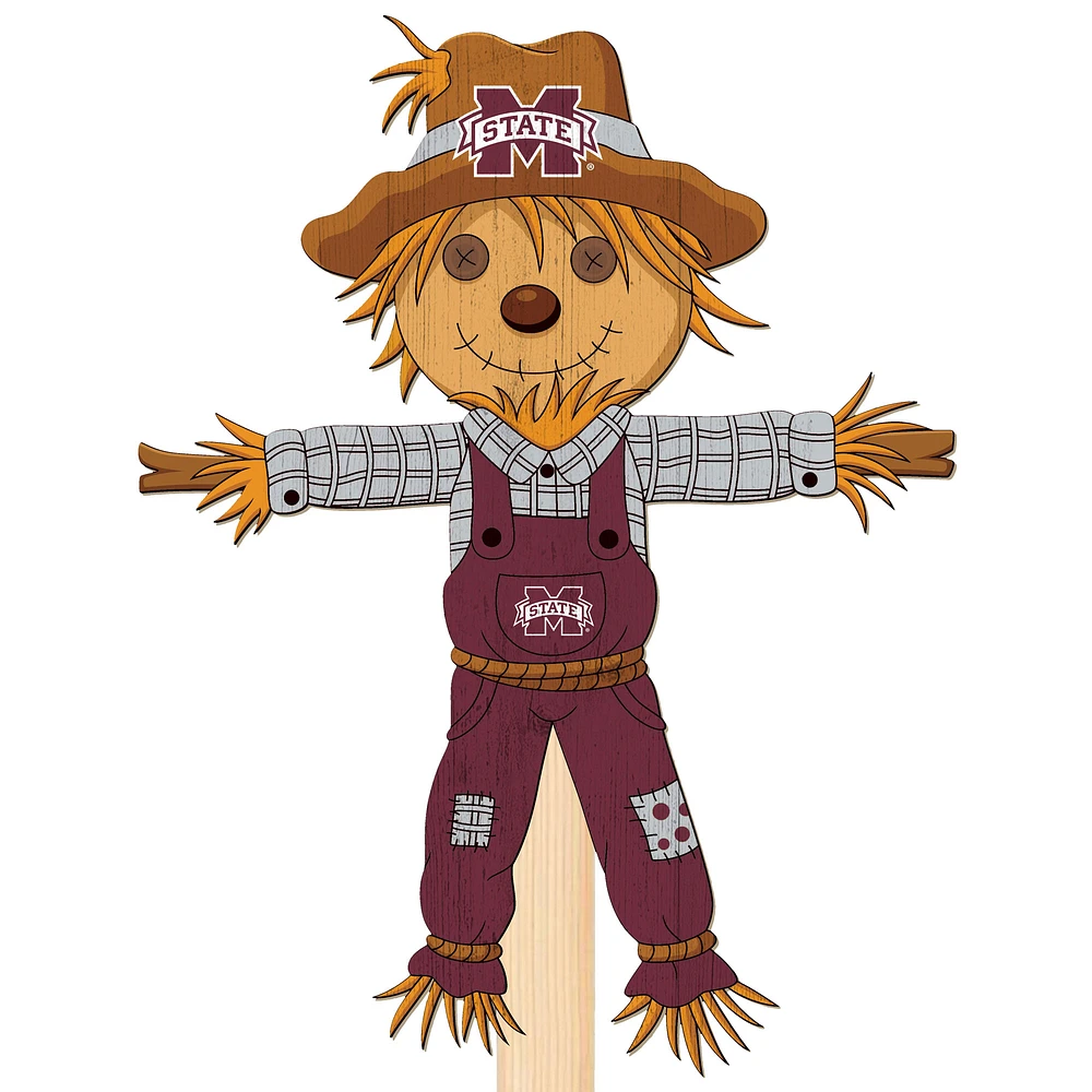 Mississippi State Bulldogs 12" Scarecrow Yard Stake