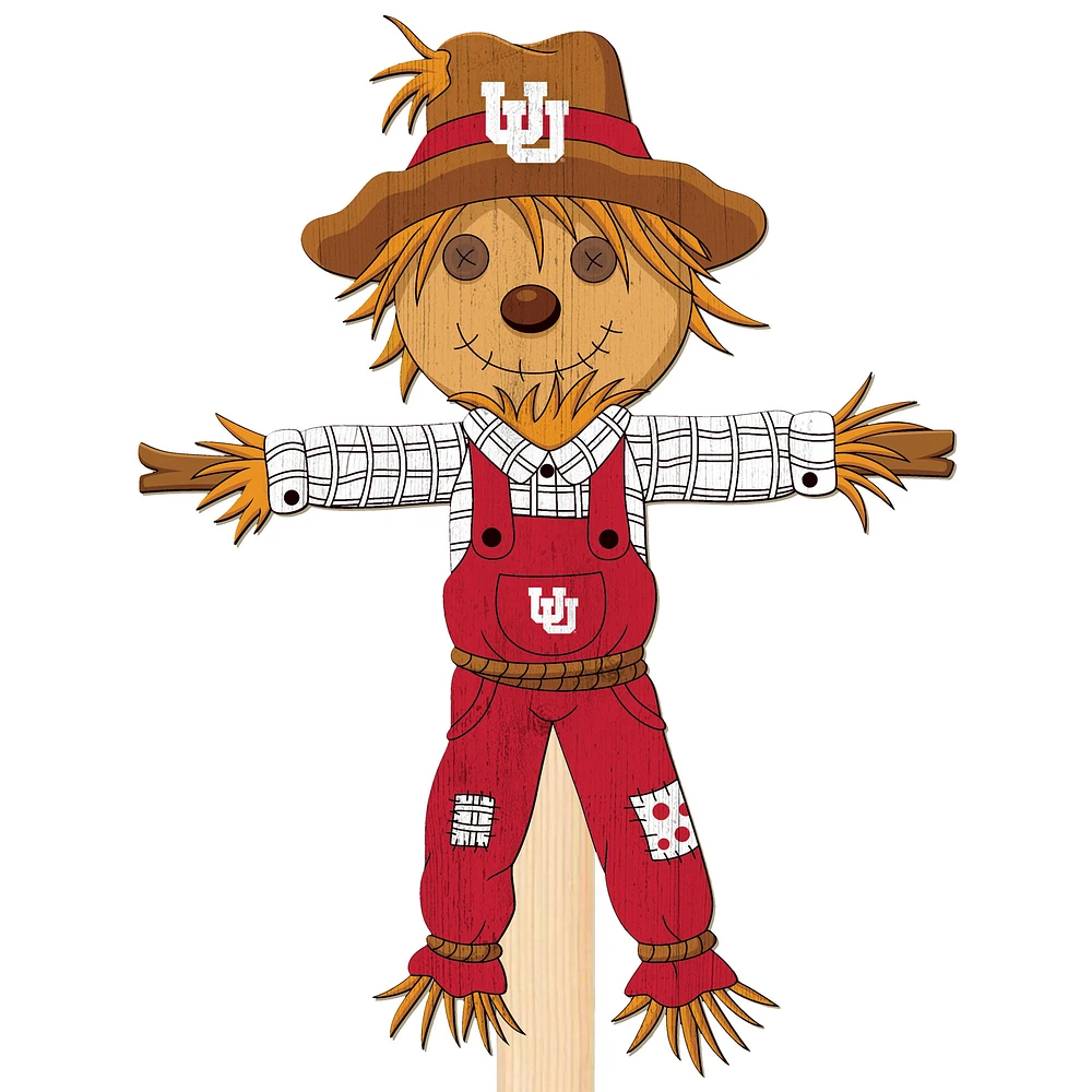 Utah Utes 12" Scarecrow Yard Stake