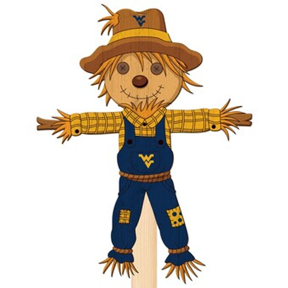 West Virginia Mountaineers 12" Scarecrow Yard Stake