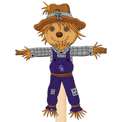 Colorado Rockies 12" Scarecrow Yard Stake