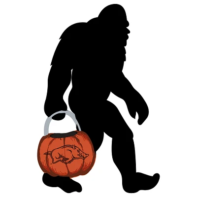 Arkansas Razorbacks 12" Bigfoot Halloween Yard Stake