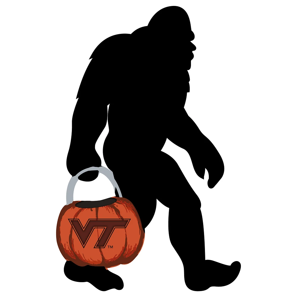 Virginia Tech Hokies 12" Bigfoot Halloween Yard Stake