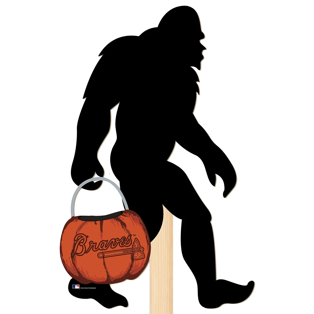Atlanta Braves 12" Bigfoot Halloween Yard Stake