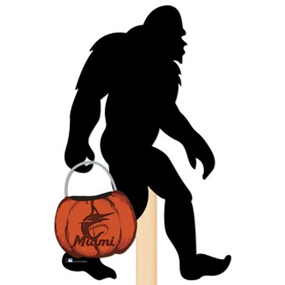 Miami Marlins 12" Bigfoot Halloween Yard Stake