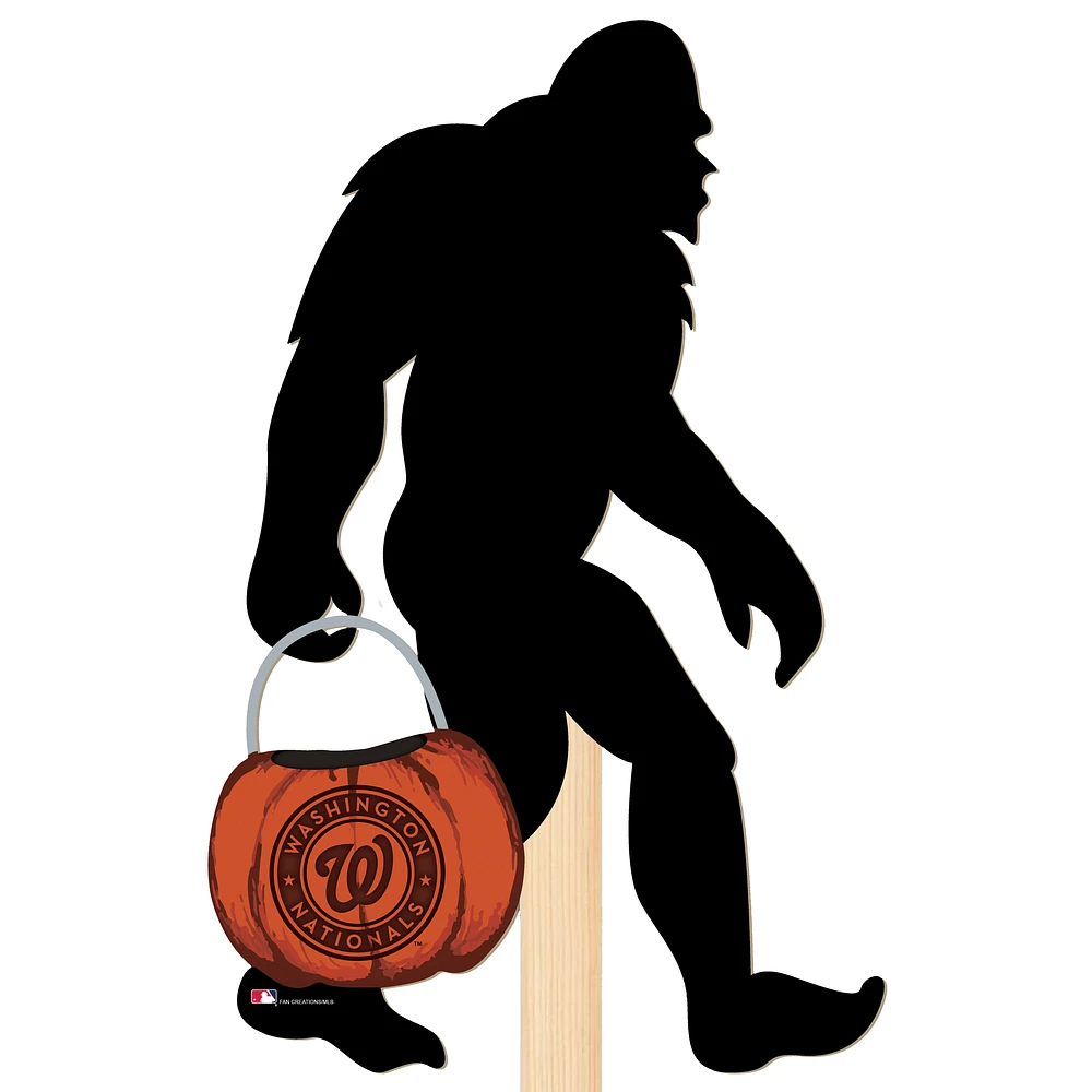 Washington Nationals 12" Bigfoot Halloween Yard Stake