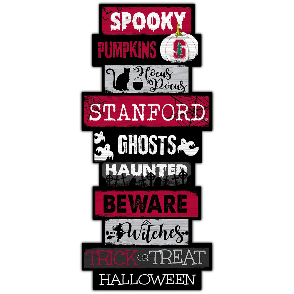 Stanford Cardinal 24'' Halloween Celebration Stack Sign